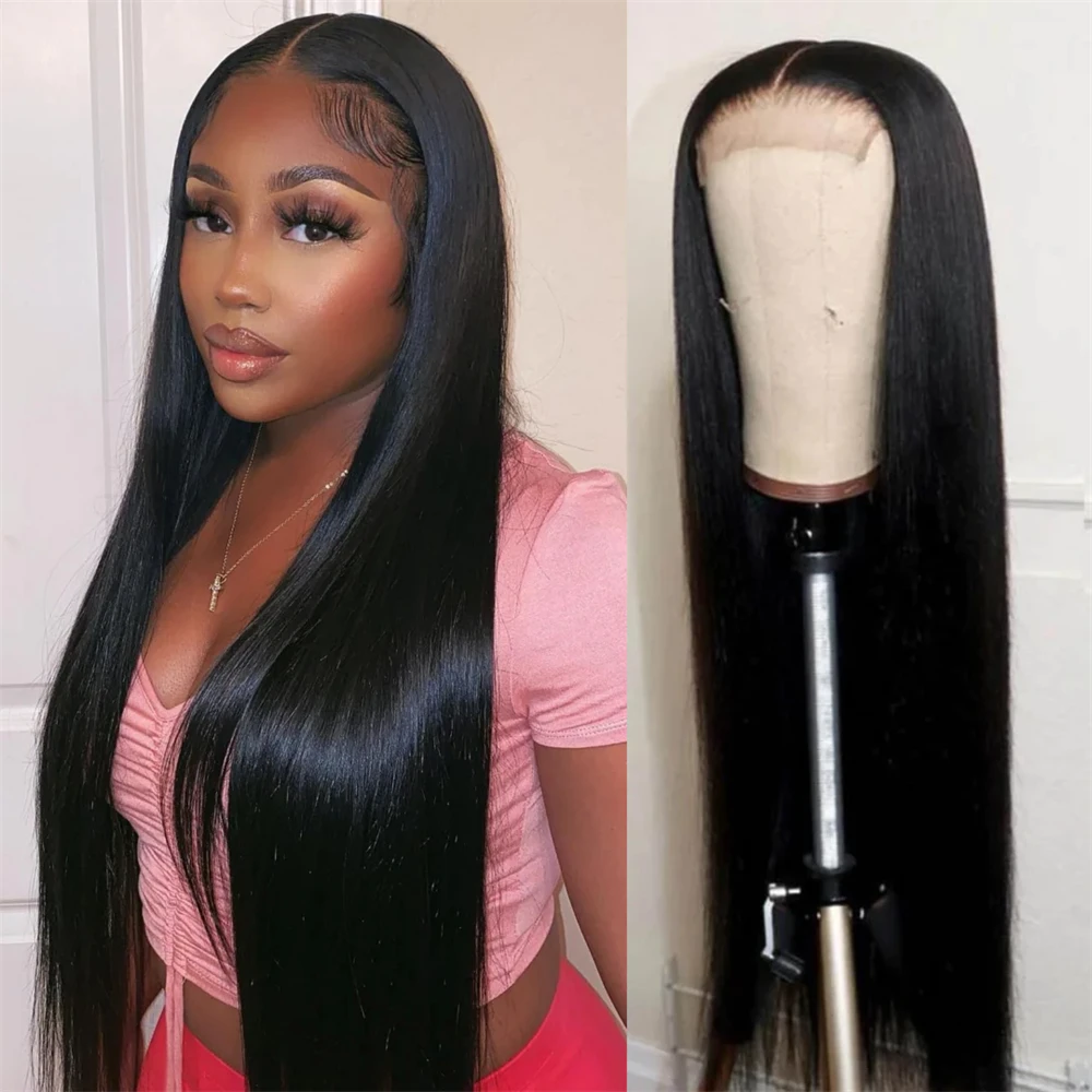 13x4-13x6-hd-transparent-lace-front-human-hair-wigs-preplucked-4x4-closure-wig-brazilian-straight-lace-frontal-wig