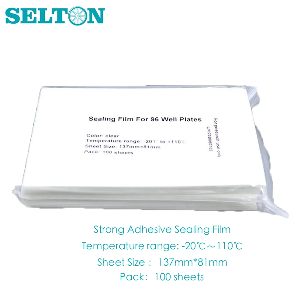 Sealing Film Kraft Paper Aluminum Foil Strong Stickiness Scraper PCR  96-well Shake Bacteria Preservation Plate