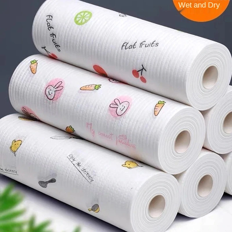 Многоразовые нетканые тряпки для мытья кухни | AliExpress
