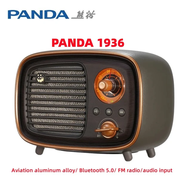 New Panda 1936 series D-36 Classic retro radio FM Single band Radio  Bluetooth stereo Support TF Card - AliExpress