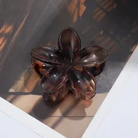 Blume Haarspange Schwarz – Bild 3