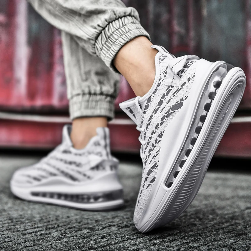 Zapatillas deportivas de alta calidad hombre, zapatos masculinos malla transpirable con amortiguación aire, 2022 -