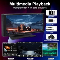 10.26 "voiture miroir Radio multimédia lecteur vidéo universel sans fil Carplay Android Auto écran avec Bluetooth AUX USB 4