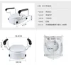 Fixed elder people hdpe portable bidet Armrest elevated commode Raised Toilet Seat 2