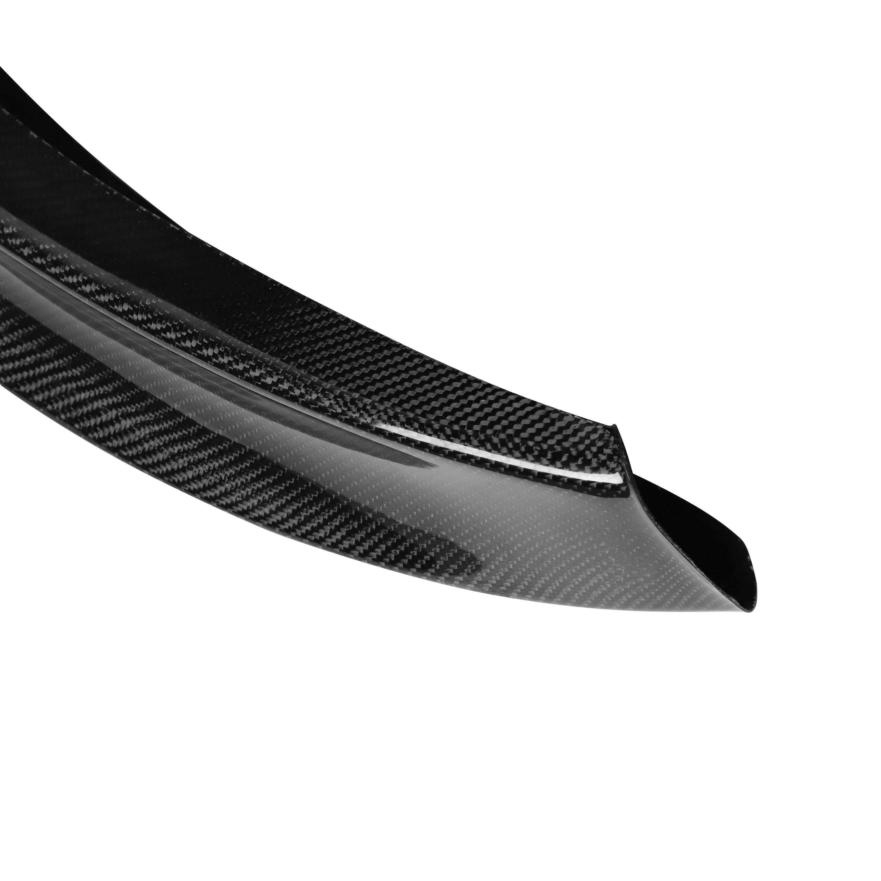 For BMW E90 Front Bumper Rectifier Anterior Lip Angle Dry Carbon Fiber Cover Trim Car Exterior Modification Accessories