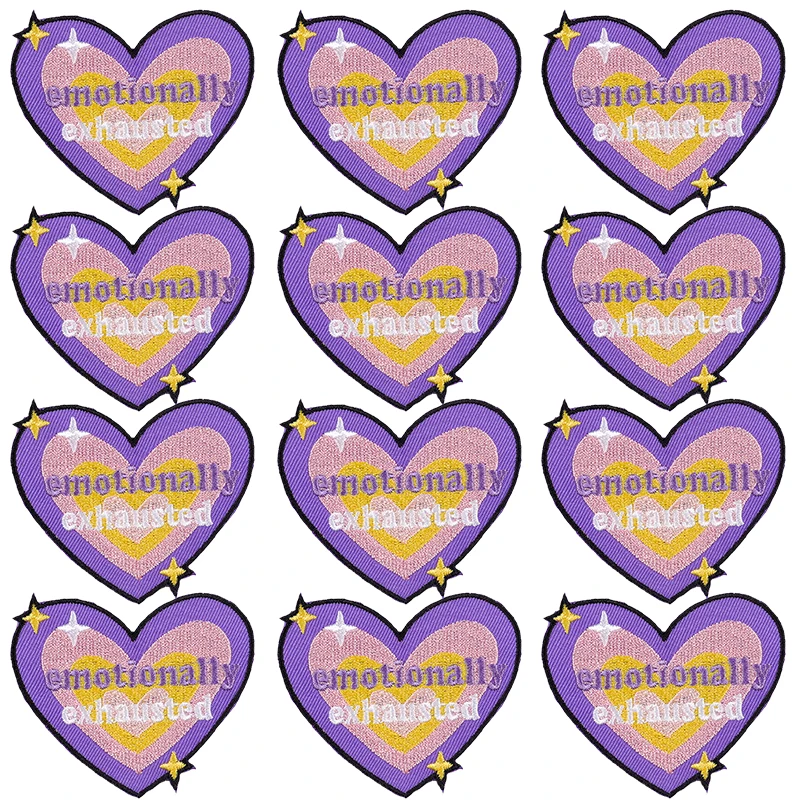 

10 шт./партия, термоклейкие нашивки для одежды