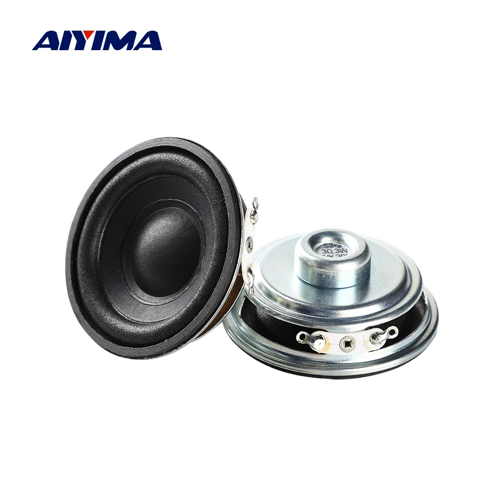Aiyima 52Mm Fai Da Te Home Theater Bluetooth Speaker Driver Mini Full Range Audio Speaker 4 Ohm 3 W Bubble Edge Altoparlante 2 Pz