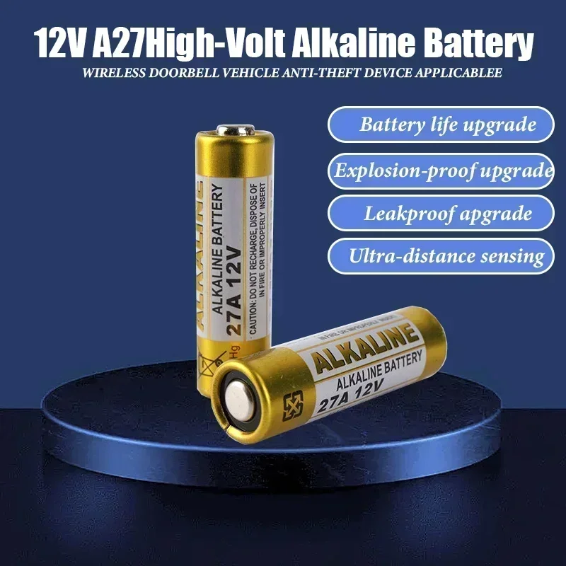 20PCS 12V A27 27A G27A MN27 MS27 L828 Alkaline Battery V27GA ALK27A A27BP K27A Dry Battery Toy Doorbell Alarm Remote Control