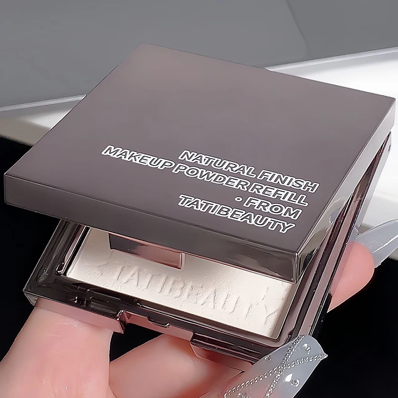 TATIBEAUTY Soft Focus Setting Powder - Small Silver Block Oil Control Loose Powder