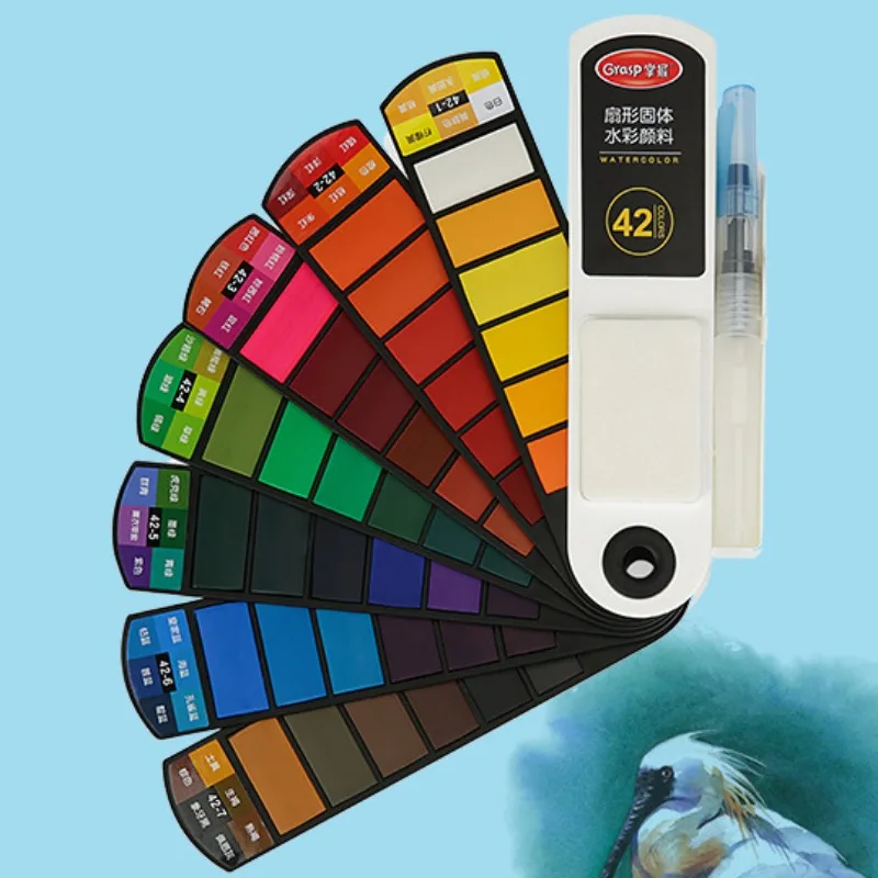 18/24/36/42 Color Children's DIY Watercolor Pigment Kindergarten Graffiti Painting Watercolor Art Pigment Set 6