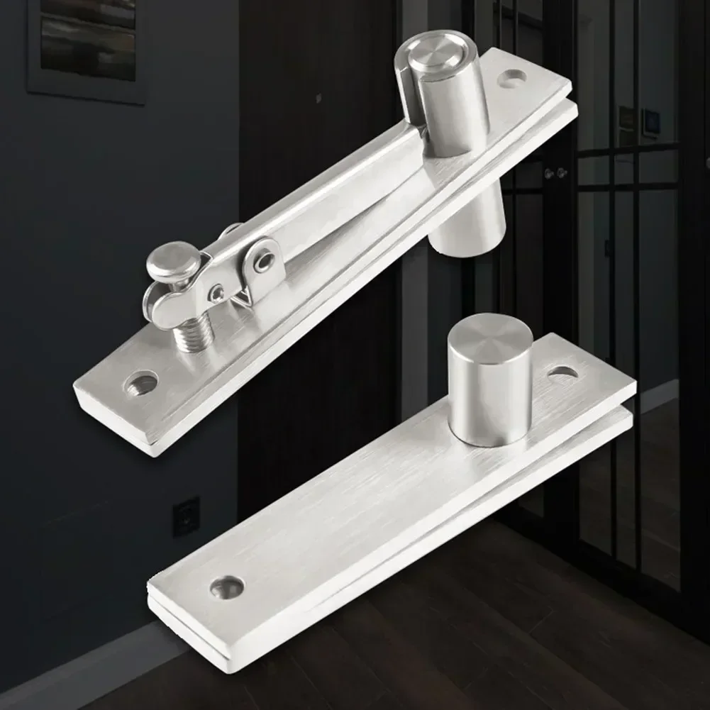 Stainless Steel Door Pivot Hinge Wood Degree Shaft Bedroom Livingroom Rotary Door Hardware Accessory door hinges