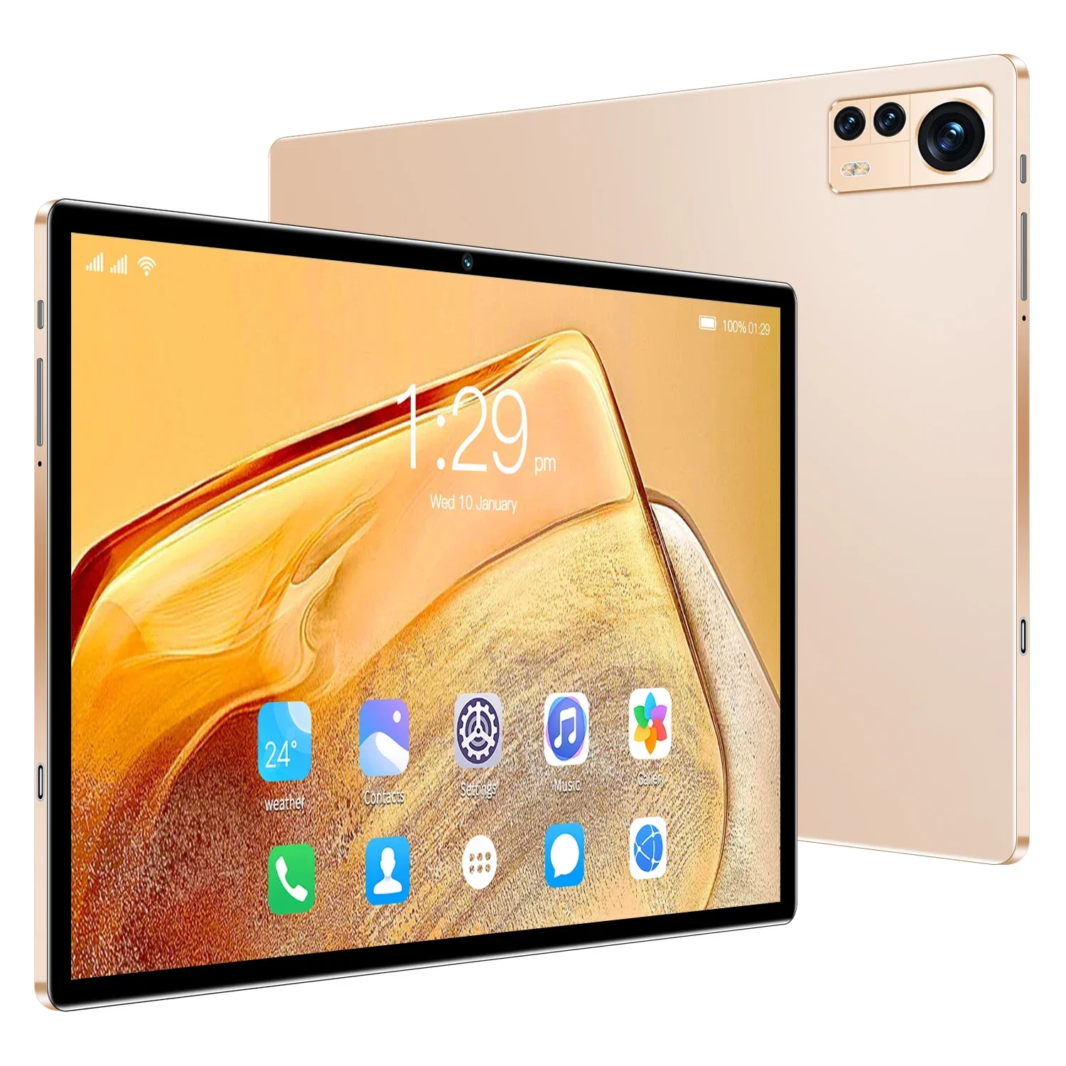 thumbnail image 1 of Tableta X12 con firmware global 2023, nueva, Android 12, MTK6797, 10 pulgadas, pantalla WQHD+ de 120 Hz, 8 GB, 256 GB, batería de 8000 mAh, 5G, 1 of 5