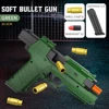 1:1 Model Splat Ball Gun Manual Shell Ejection Soft Bullet Toy Gun For Kids Pistol Weapons Range Ejecting Gel Blasters Gun Gift 5