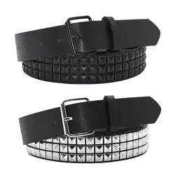 Fashion Rivet Belt Men Women's Studded Belt Punk Rock With Pin Buckle Belt Waistband