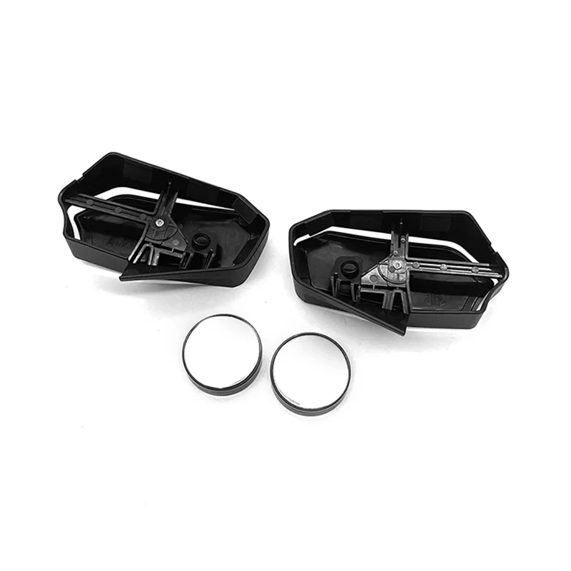 Motorcycle Rearview Mirror Kit Convex Angle Adjustable White Side Mirrors Secure 3M Adhesive For YAMAHA XMAX250 XMAX300 -24