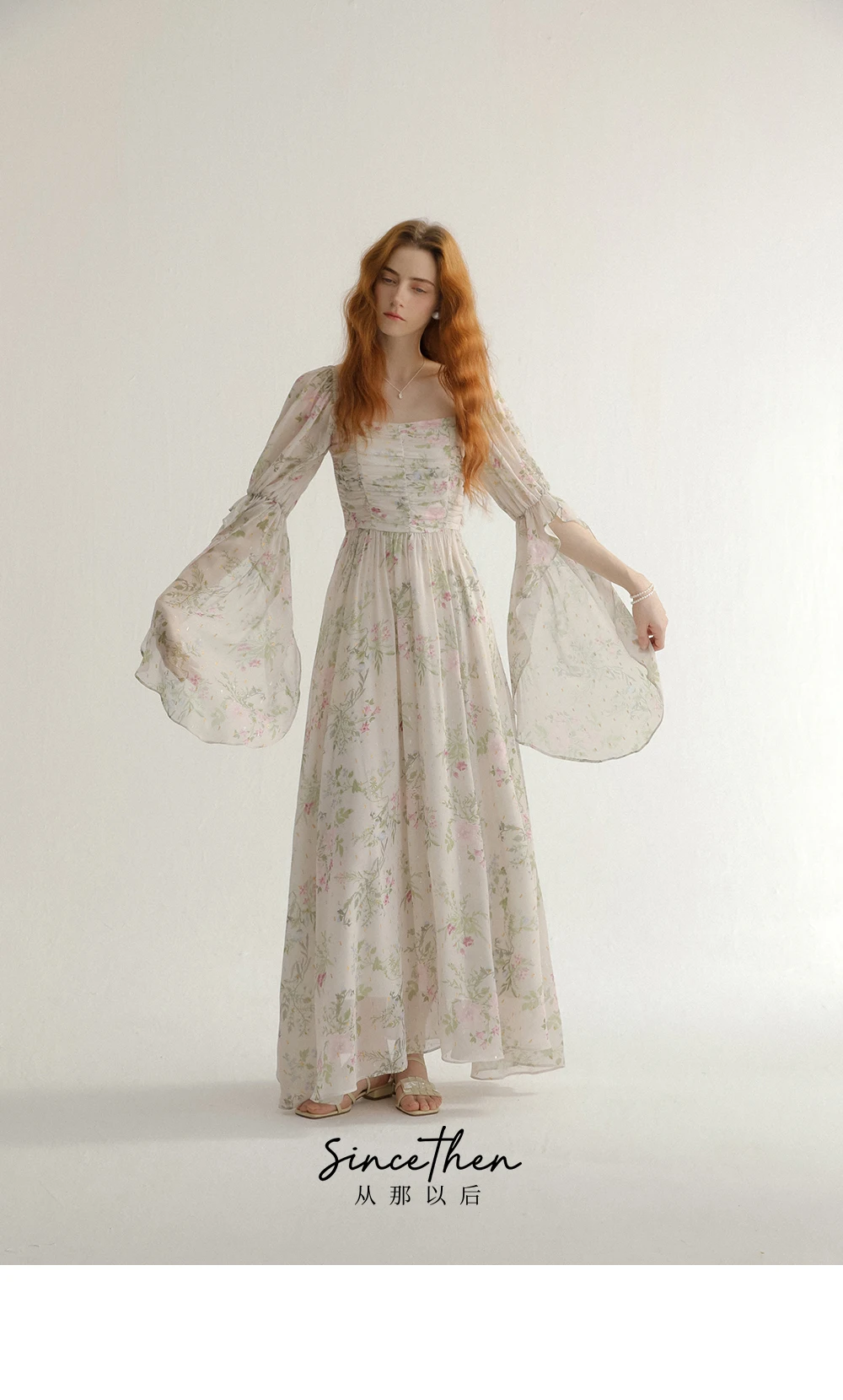 French Vintage Princess Long Dresses Women Autumn New A-line Elegant Casual Evening Party Dress One Piece Vestidos Mujer