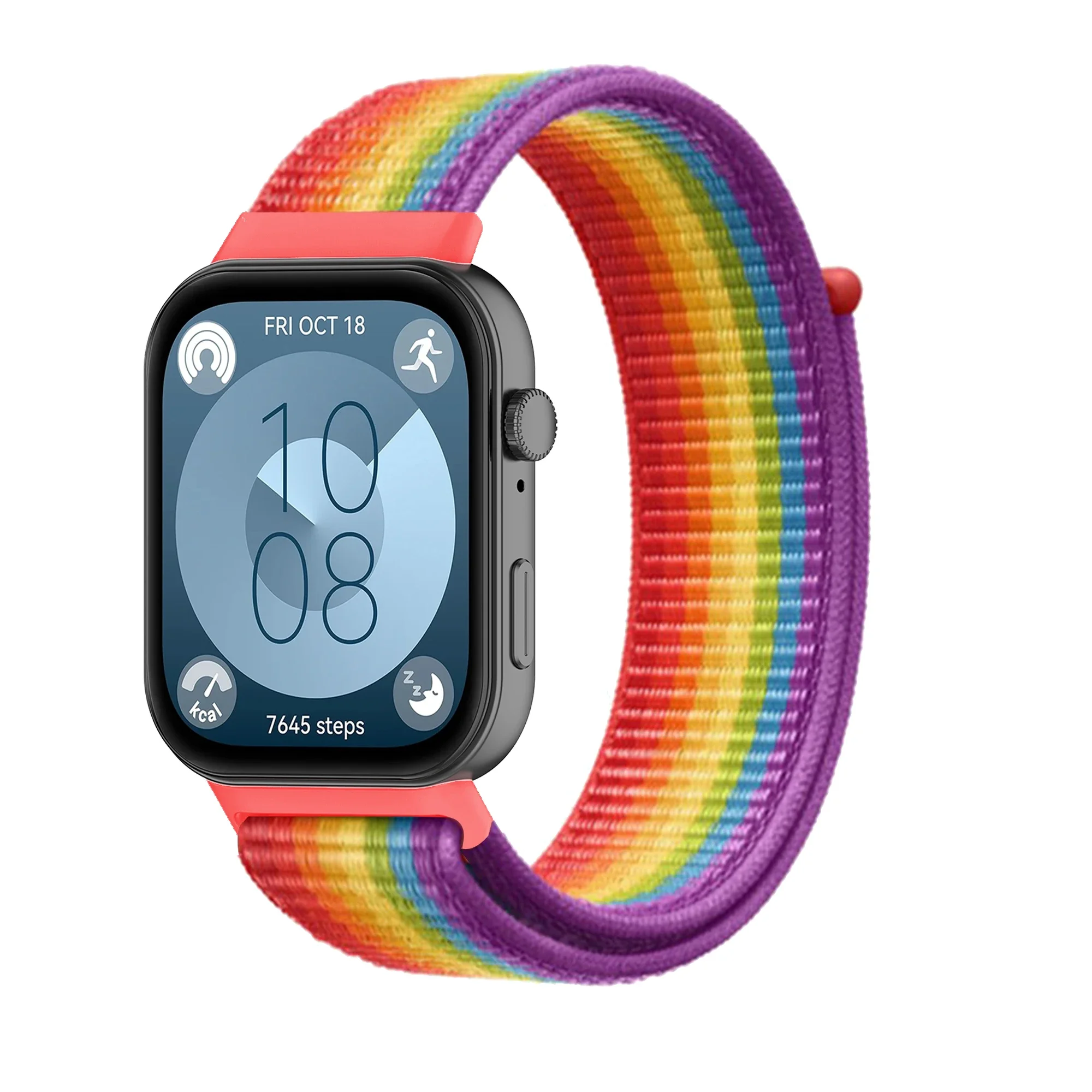 Nylon Loop Strap Woven Sports Smartwatch Wristband Bracelet