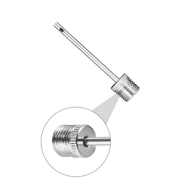 60Pcs Inflation Needle Stainless Steel Ball Pump Needle Durable Air Pump Accessories for Basketball Football Volleyball 6