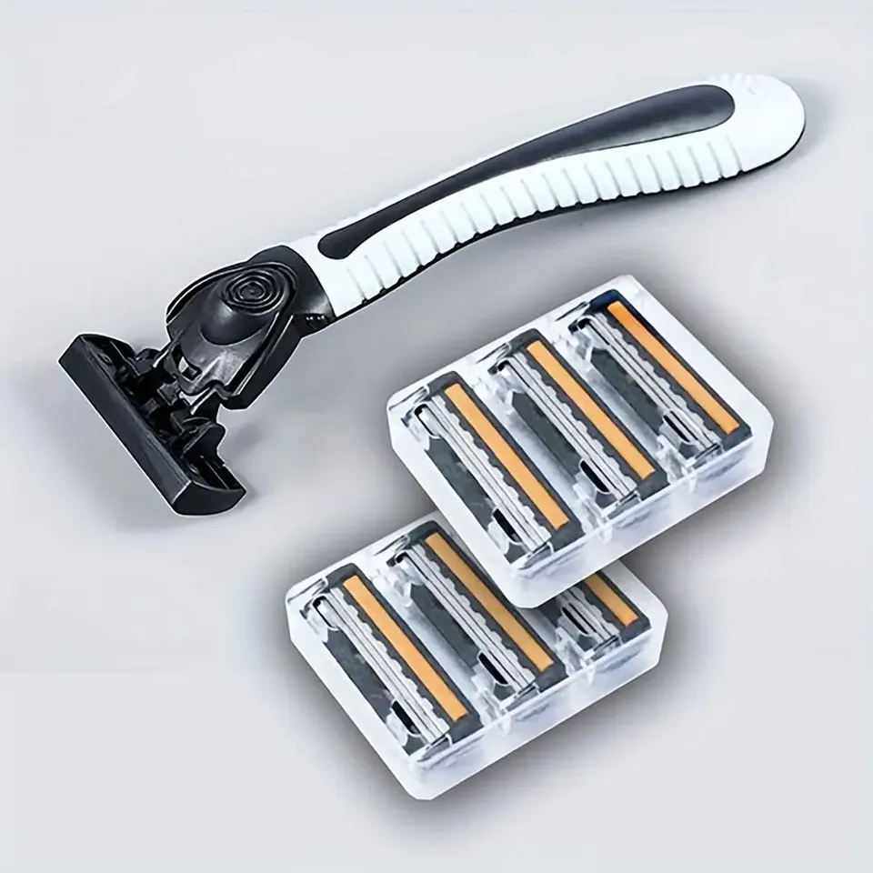 Shaver Brand New Design Men Razor Shaving two Layer Shaver Reusable Razor Imported Blade Multi Tool Head Change