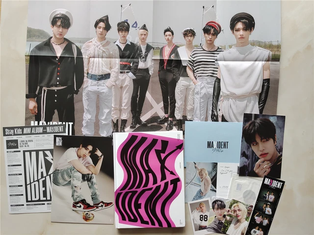 Sighed Album Stray Kids MAXIDENT GO Limited Edition FELIX BANG CHAN Han Ji  Sung Lee Know