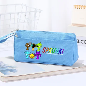 Sprunki Incredibox Astuccio per matite Astuccio per penne di grande capacità Decompressione Materiale scolastico di cancelleria creativa per ragazzi 1