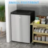 Upright Freezer, 3.0 Cubic Feet Compact Mini Freezer with Reversible Single Door and Adjustable Thermostat, Small freezer for Ho 6