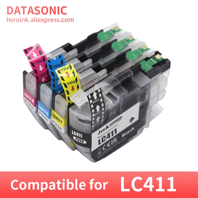 LC411 Ink Cartridge compatible for DCP-J526N DCP-J914N DCP-J926N-W