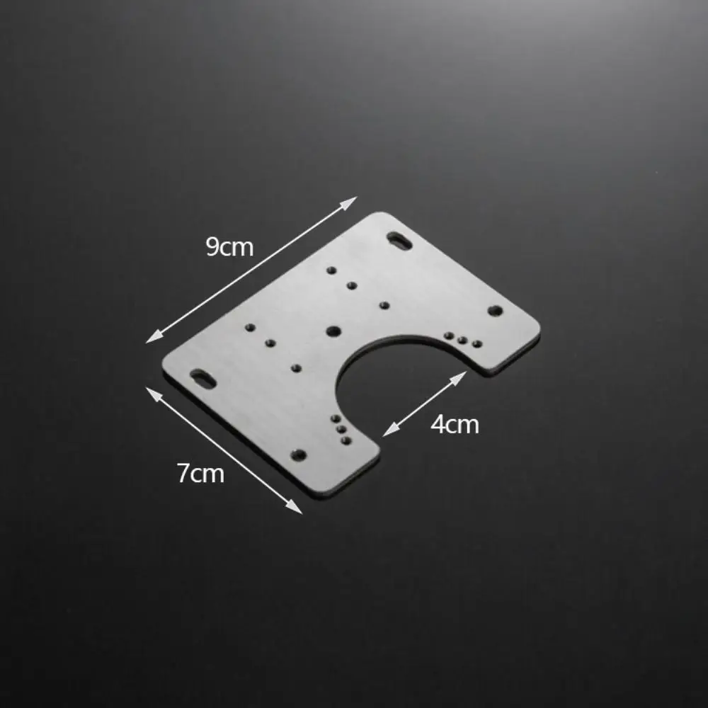 Description Picture 2 of item9x7cm Cabinet Hinge Repair Plate Kit Kitchen Cupboard Door Hinge Mounting Plate With Holes Flat Fixing Brace Brackets Tools