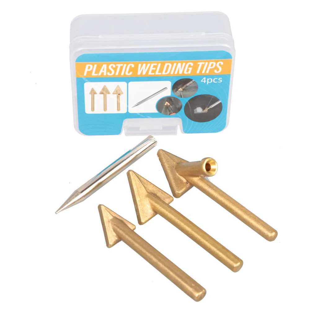 

Electric Soldering Iron Tip Set Soldering Iron Gun Tips Triangular Copper Head Welder Accessories for Car Bumper Repair