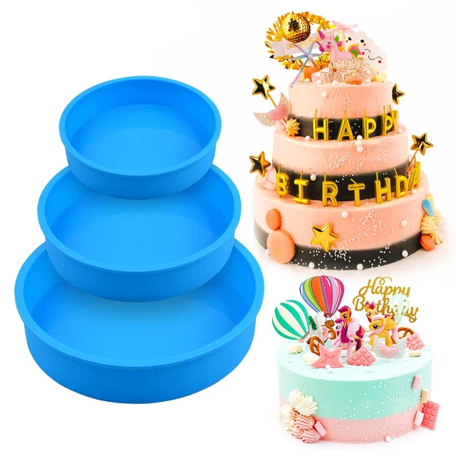 4 6 8 Inch Round Cake Silicone Cheesecake Pan Baking Forms For Pastry  Accessories Tools Food Grade Silicone Mould - AliExpress