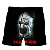 Terrifier 2 Horror Movie 3D Print Beach Shorts Men's Hip Hop Oversized Surfing Board Sport Pants Swimsuits Trunks Kids Clothing 6