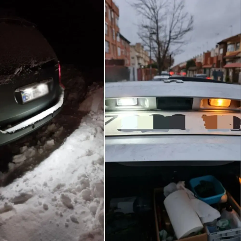 

Universal Car License Light Accessories Brighter 12V License Plate Light Waterproof Durable Rear Tail LED for Peugeot Citroen