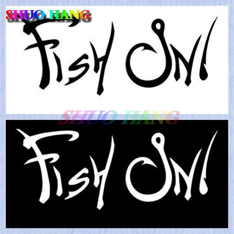 

Fish on Sticker Vinyl Decal Colorful Personalized Stickers Car Truck Boat Kayak Fishing Hunting Sports Fishing Rod Work Box