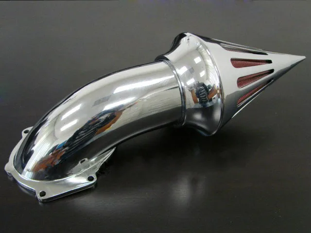 

CHROME SPIKE AIR CLEANER INTAKE FILTER KIT FOR HONDA SHADOW SPIRIT ACE 750 1998+