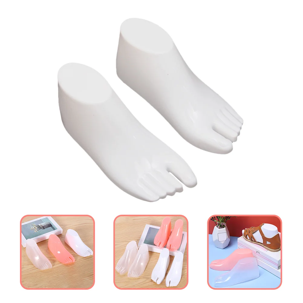 

5 Pairs Kids Shoes Support Models Feet Socks Display Stand Socks Holders