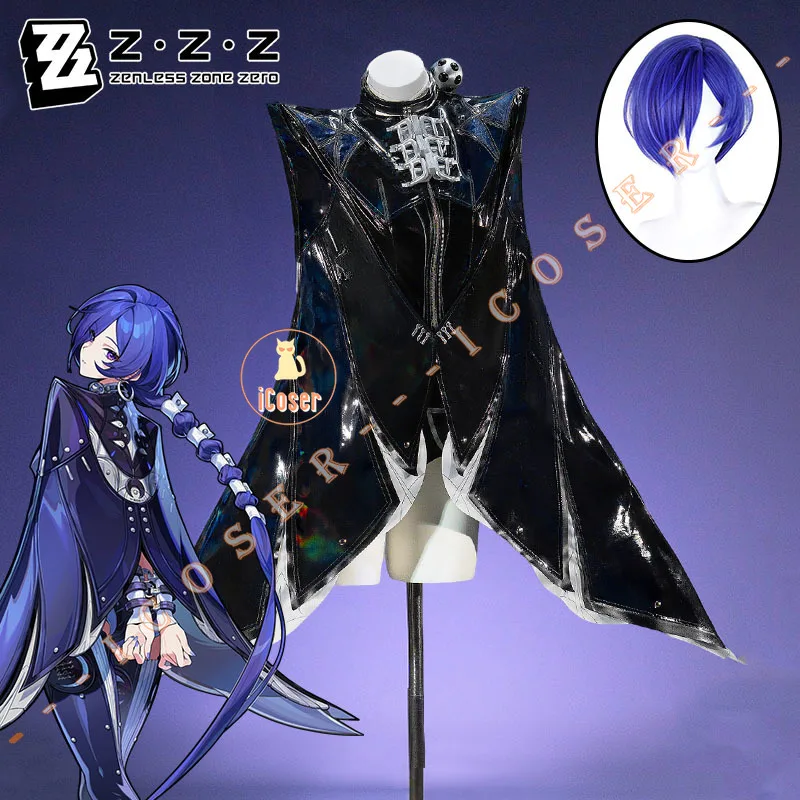 Zenless Zone Zero Promeia Cosplay Costume Wig Dress Cloak Uniform Earring Halloween Party Women Girls Carnival Role Play Outfit - AliExpress 200000532