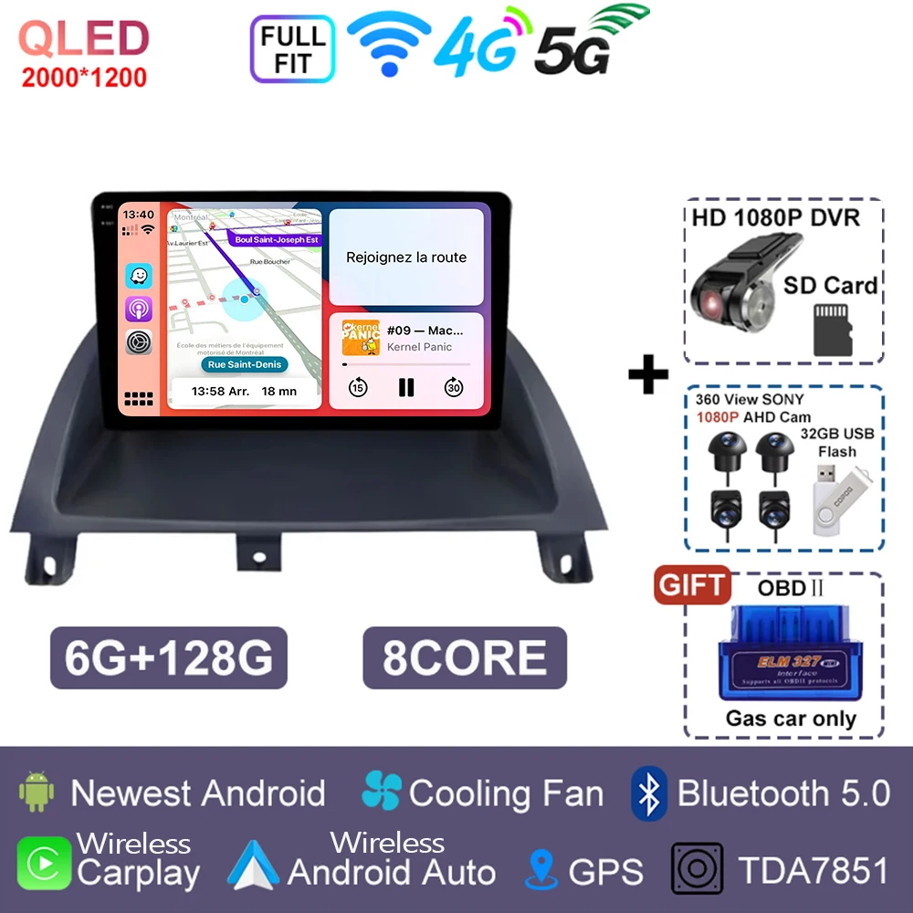 6G 128G 2K 360CAM
