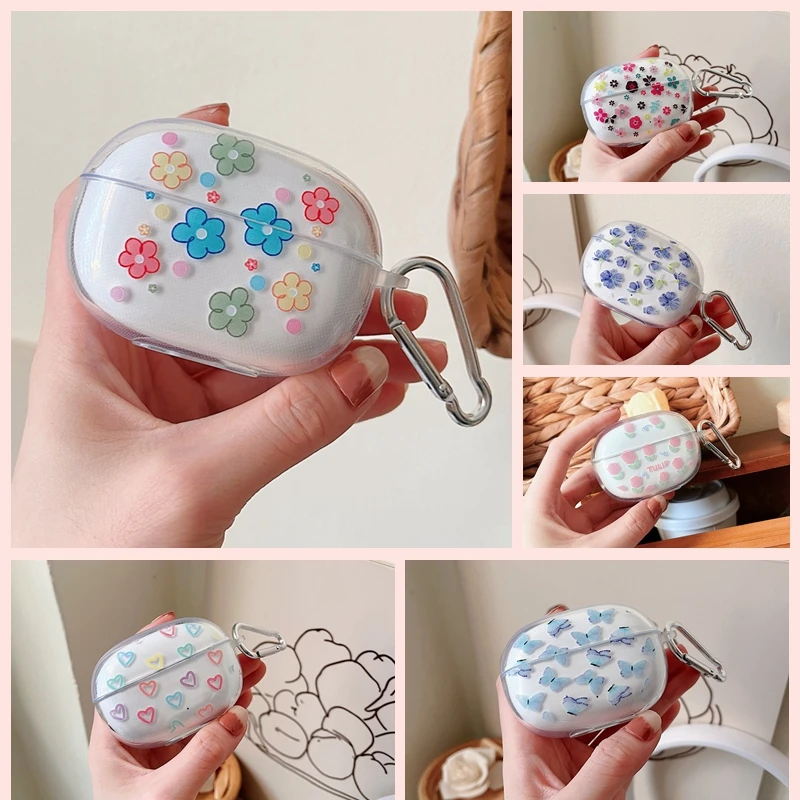 

Цветочный чехол Тюльпан Для xiaomi buds 3 TWS, цветной защитный силиконовый чехол для наушников xiaomi buds3, чехол для телефона