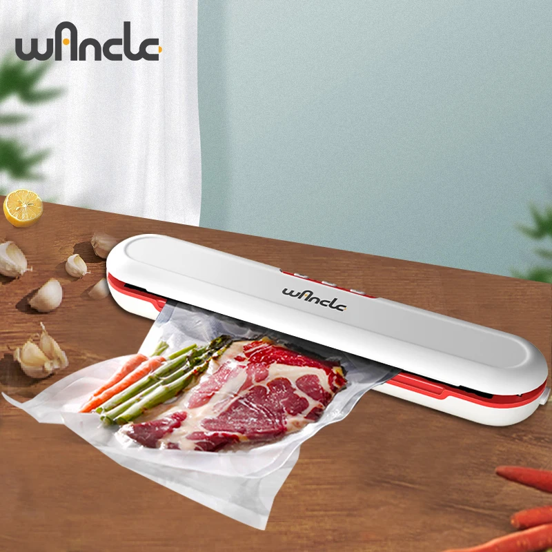 Wancle Food Vacuum Sealer 220V Electric Household Vacuum Packing Machine For Food Storage Manual