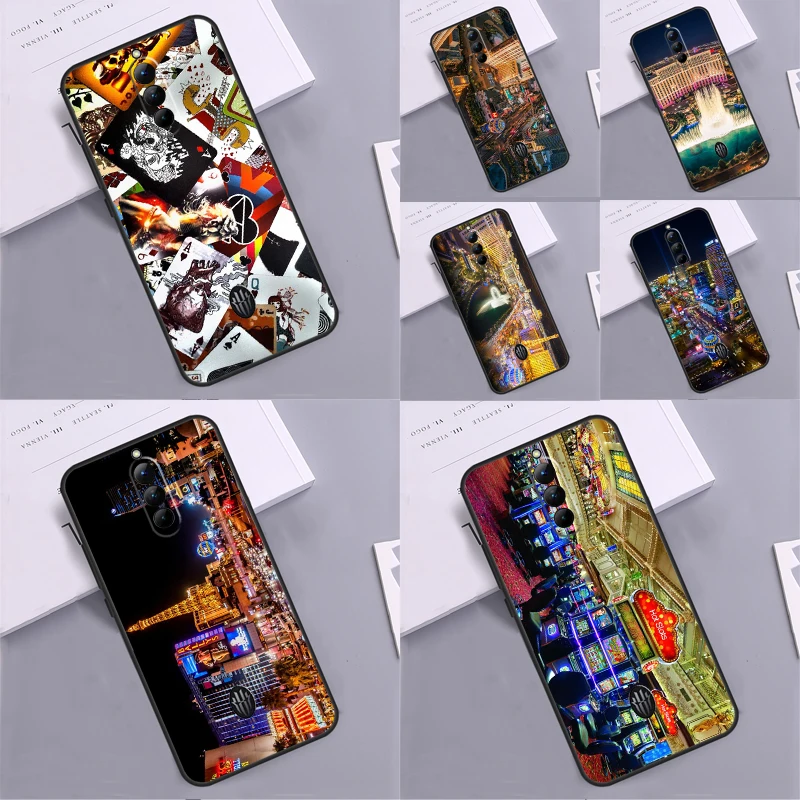 Custodia Per Carte Da Poker Las Vegas Nevada Per Nubia Red Magic 8 Pro Plus 6S 7S 6 7 Pro Redmagic 8S Pro Plus 5G 5S 6R Cover Posteriore