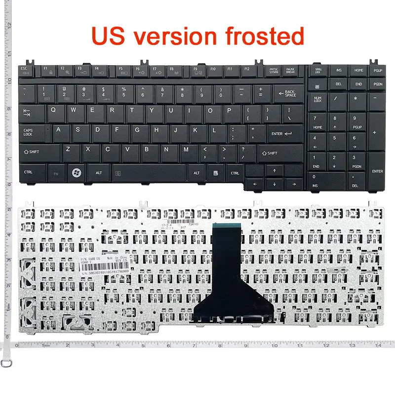Teclado portátil para Toshiba Satellite, EUA, Reino