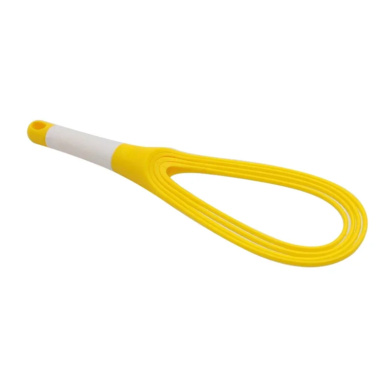 Description Picture 5 of itemMini Plastic Kitchen Egg Whisk, Multifunctional Rotary Manual Egg Beater Mixer, Egg Agitator, Silicone Eco - Friendly