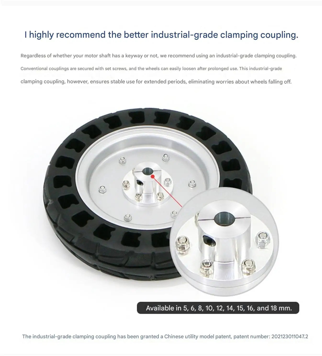 WHEELTEC Honeycomb Drive Wheel, Specialized Tire for Robots, Made of TPE Environ
