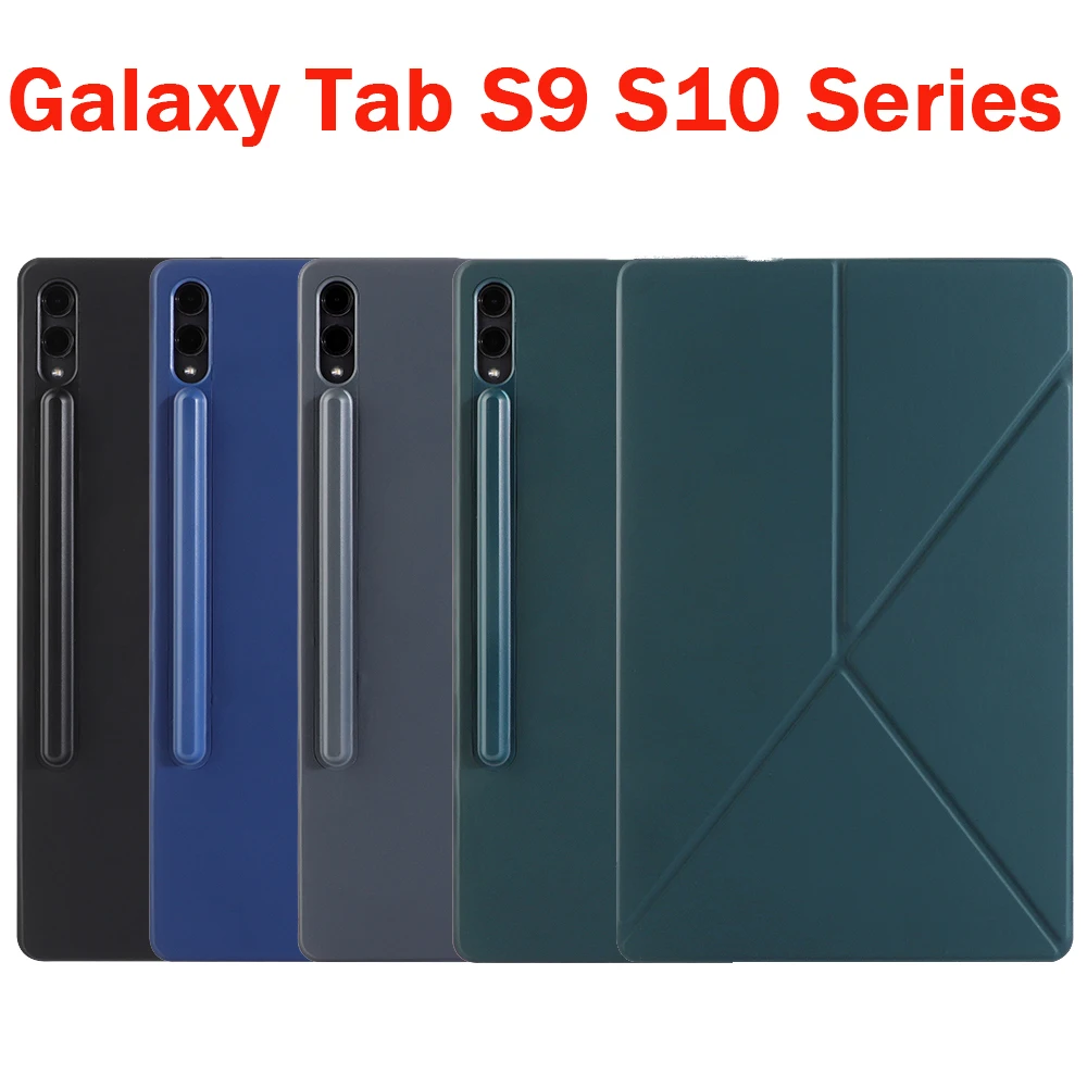 Magneti Case For Samsung Galaxy Tab S10 Plus Two Angles Stand Cover For S9 FE With Pencil Holder For S10 Ultra Auto Sleep Wake 6