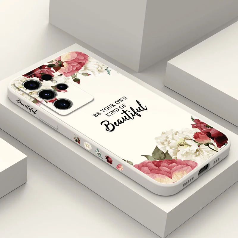 Quiet Flowers Phone Case - Elegant Floral Design Cover