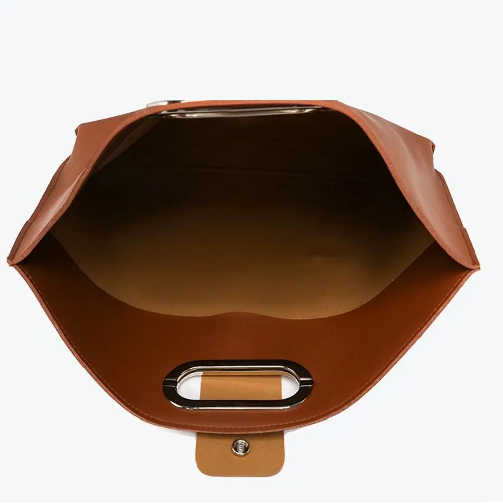 Borsa Casual in PU per Documenti da Ufficio, Grande Capacità, Tinta Unita, Borsa per Computer, Borsa a Mano, Borsa per Laptop, Borsa Portadocumenti da Viaggio - immagine 4