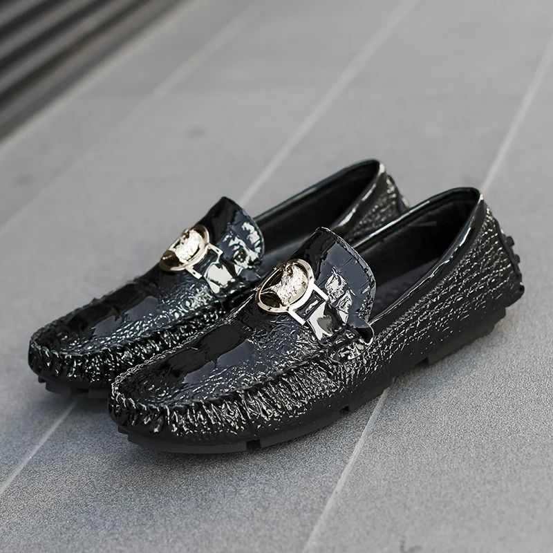 

Plus Size 38-47 Men Formal Dress Shoes Breathable Male Spring Outdoor Walking Driving Loafers Fashion Youth Popular Moccasins