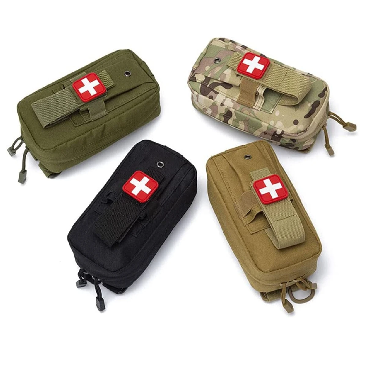 

Tactical EMT First Aid Pouch Bag With Tourniquet Scissors Bandage for Emergency IFAK Trauma Military Combat