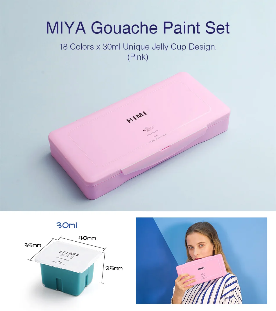Miya Himi Jelly Gouache 56 Colour Paint Set