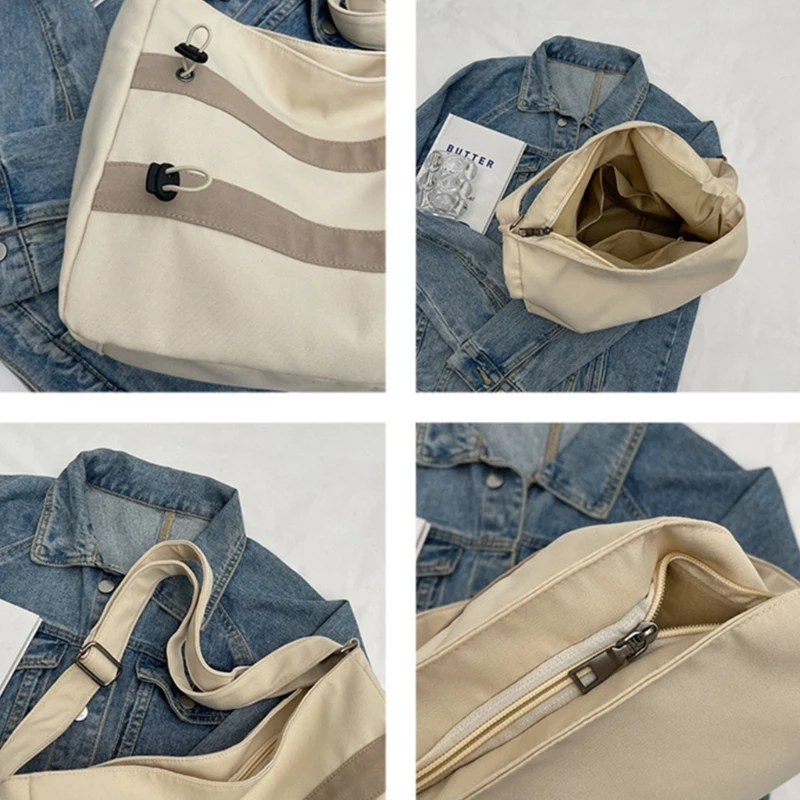 

28GD Versatile Shoulder Bag Large Capacity Retro Style Bags for Women Ladies Fashion Crossbody Bag